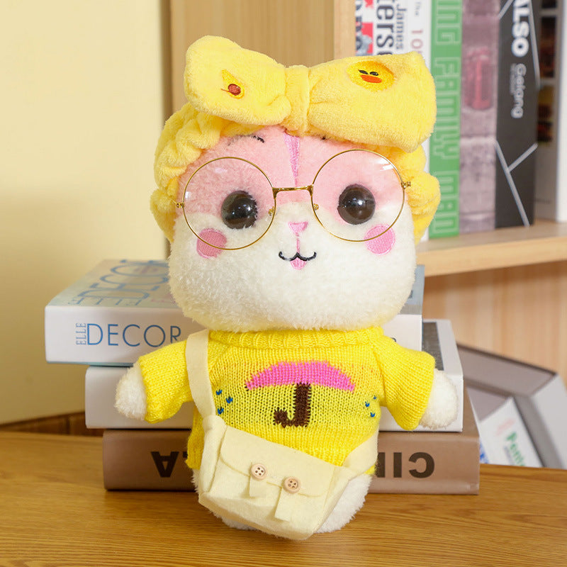 Cute net red hamster doll