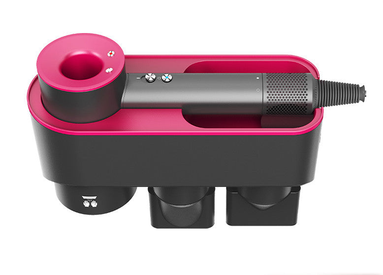 Hair Dryer Bracket Storage Rack Punch Free Cylinder