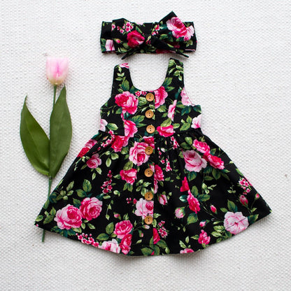 European and American princess dress girls dress