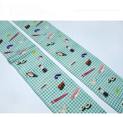 Personalized Plaid Sushi Printed Pantyhose