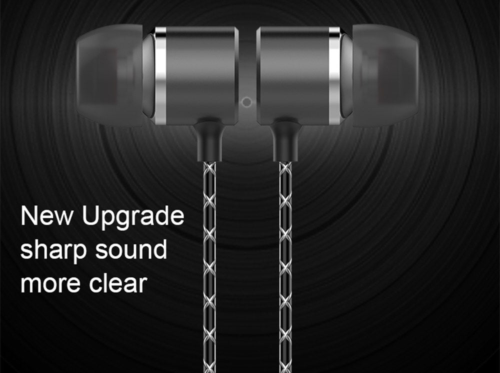 Fanbiya S1 metal headsetIn-Ear Earphones mobile phone earphone general with wheat bass