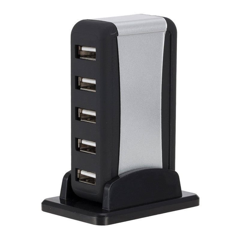 Vertical Seven Port USB2.0 Seven Port Hub With Power Supply