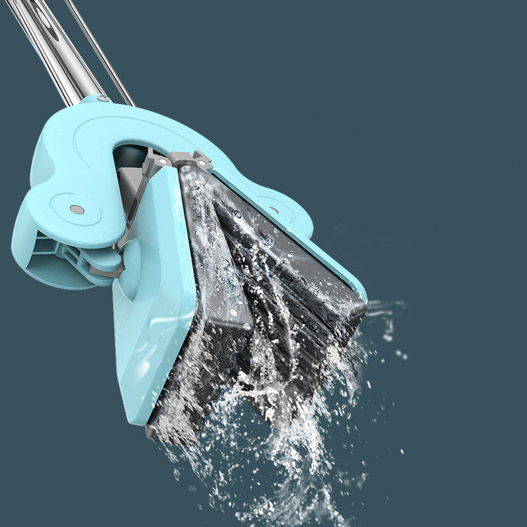 Rubber cotton absorbent water mop