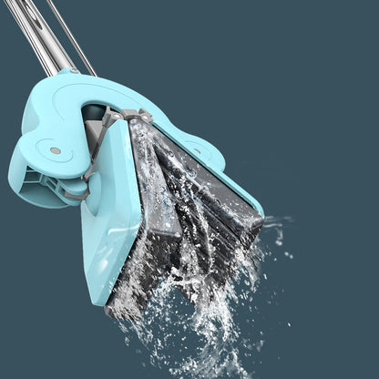 Rubber cotton absorbent water mop