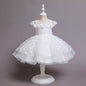 Children's Flower Princess Dress Year-old Girl Polka Dot