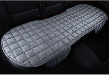 Winter car without backrest plush cushion