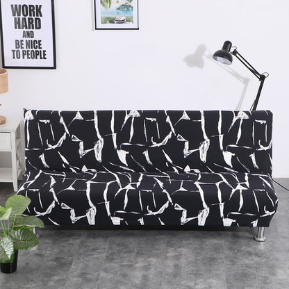Fully surrounded one-piece sofa cover
