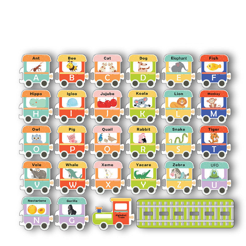 Fashion Personality Letter Train Baby Bath Toy