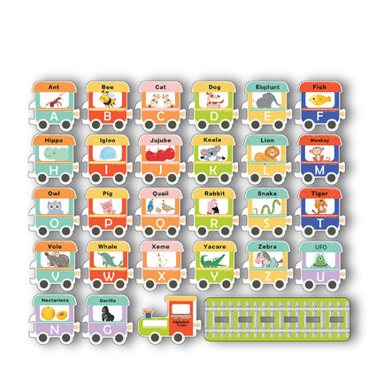 Fashion Personality Letter Train Baby Bath Toy