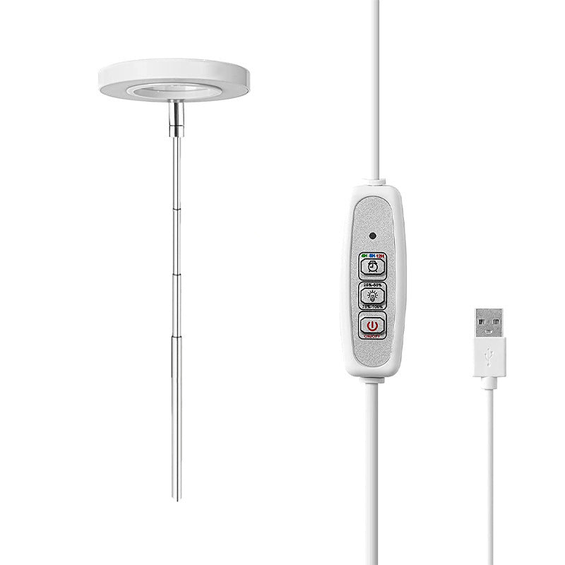 USB Angel Ring Plant Lamp Timing Dimming Height