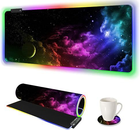 Gaming And Office USB RGB Backlit Mouse Pad