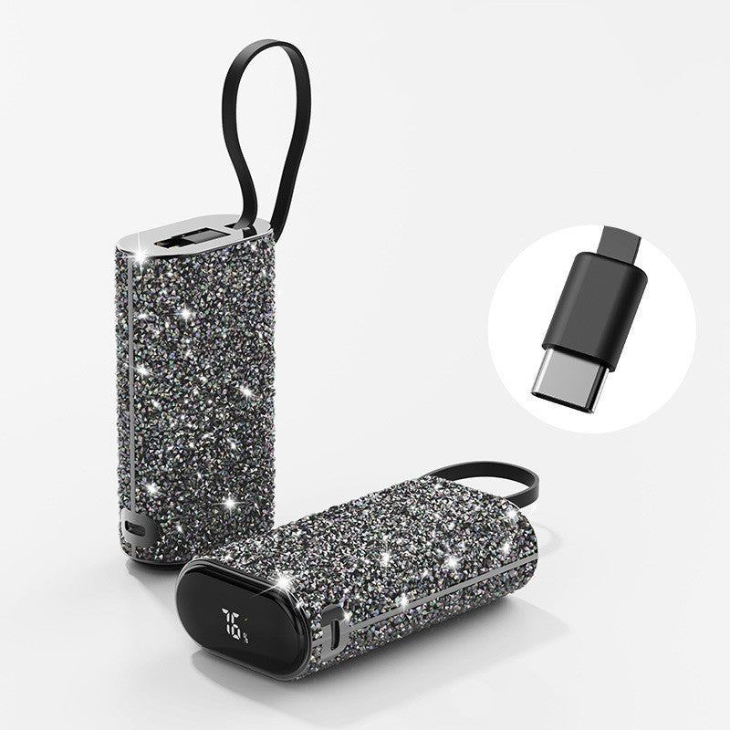 Super Fast Charging With Built-in Cable 10000mA