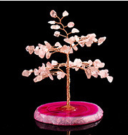 Handicraft Amethyst Crushed Stone Fortune Tree Decoration