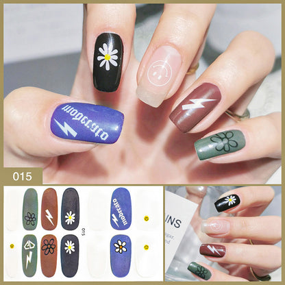 Manufacturer''s Direct Selling Nail Enhancement Sticker Full Paste Ins Japanese