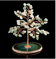 Handicraft Amethyst Crushed Stone Fortune Tree Decoration