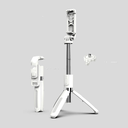 Compatible with Apple, Lengthened Mobile Phone Selfie Stick Bluetooth Tripod