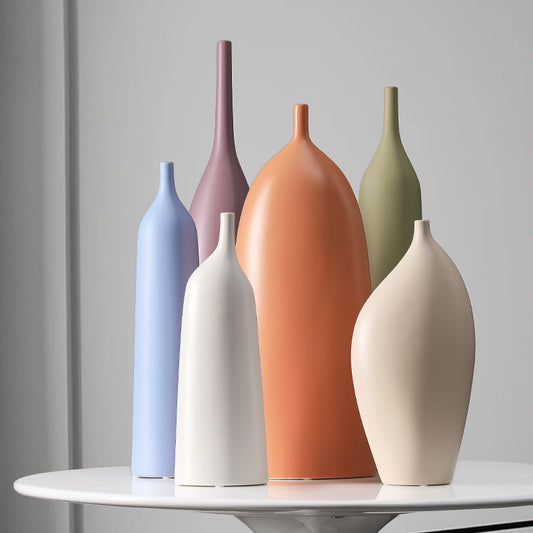 Simple Ceramic Vase Decoration Suitable For Hotel Art