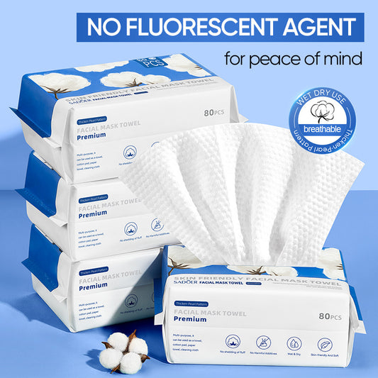 Skin-friendly Mask Towel 80 Pumping Daily Tools Makeup Remover Face Cloth