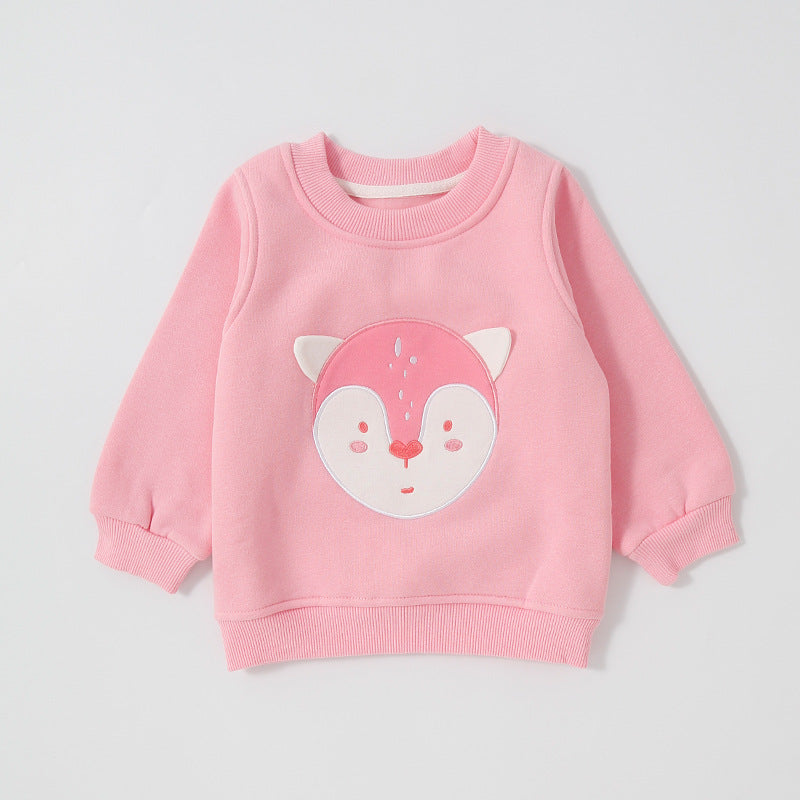 Christmas Series Sweater Children's Top Thickened