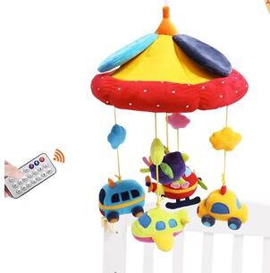 Baby Music Rotating Fabric Bedside Bell Newborn Comfort Toy