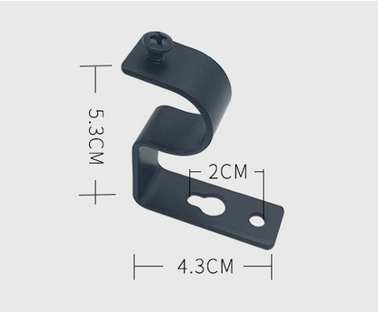 Curtain Rod Roman Single Rod Background Hanging Cloth