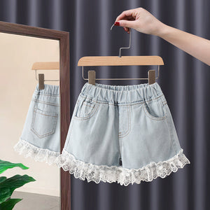 Korean Style All-match Boy's White Shorts