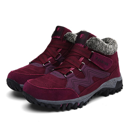 Cotton Shoes Winter Plus Velvet Thickening Outdoor Large Size Sports Running Shoes