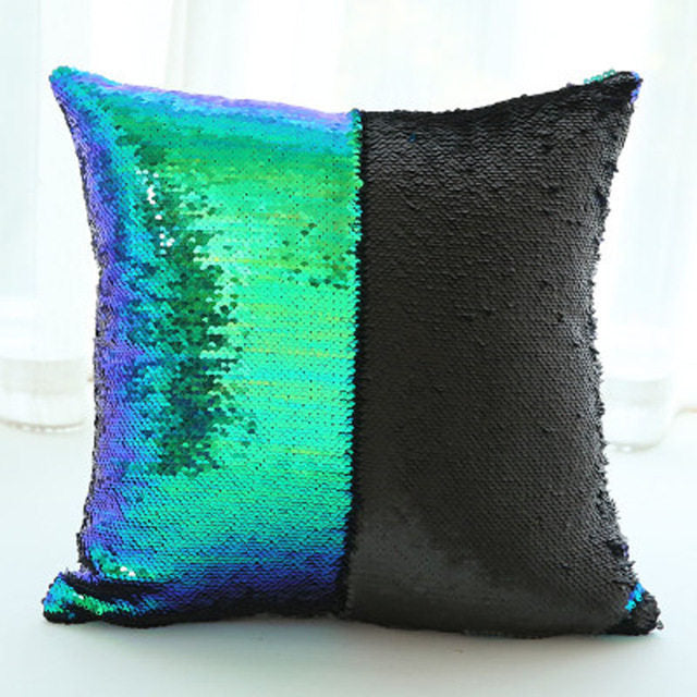 DIY Sequin Sofa Decorative Cushion Cover