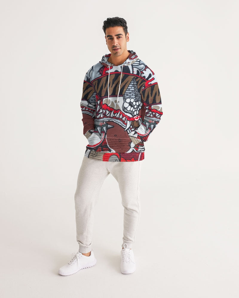 20 cool dragon red design Men's All-Over Print Hoodie