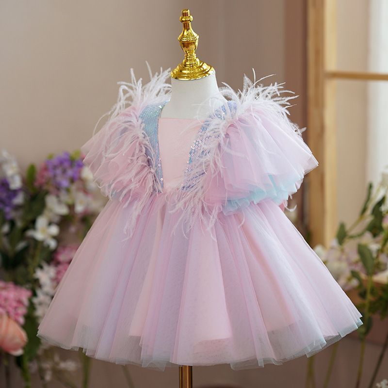 Girls Fashion Temperament Umbrella Princess Dress