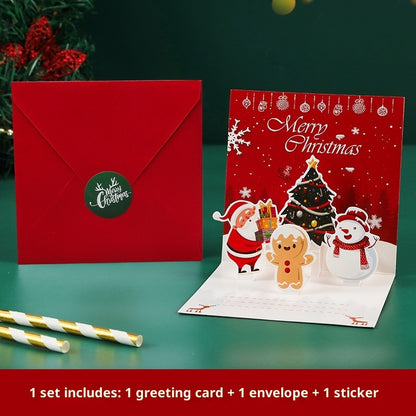 Three-dimensional Blessing Greeting Card