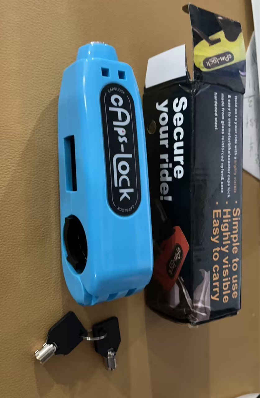 Caps Motorcycle and Scooter Security Lock