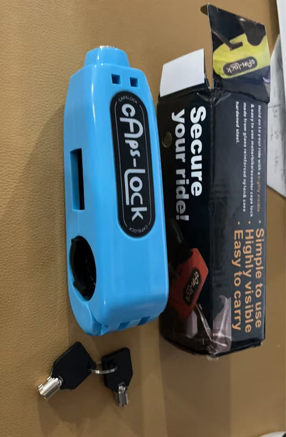 Caps Motorcycle and Scooter Security Lock