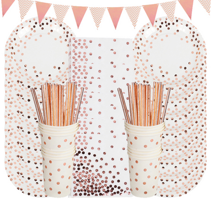 Disposable Tableware Set For Paper Plate Table