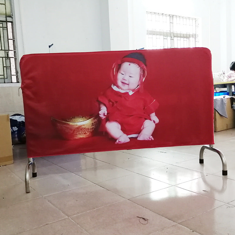 Canvas Stainless Steel Guardrail Advertising Enclosure