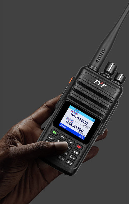 Interphone Outdoor Portable Power Self-driving Tour Dual-band Walkie-talkie Commercial