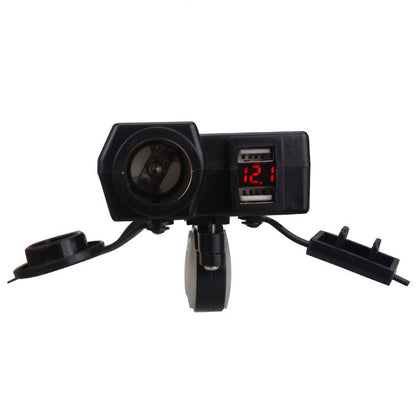 Motorcycle Scooter Car Refitting Accessories Cigarette Lighting Dual USB Refitting Car Charger With Wire 42A