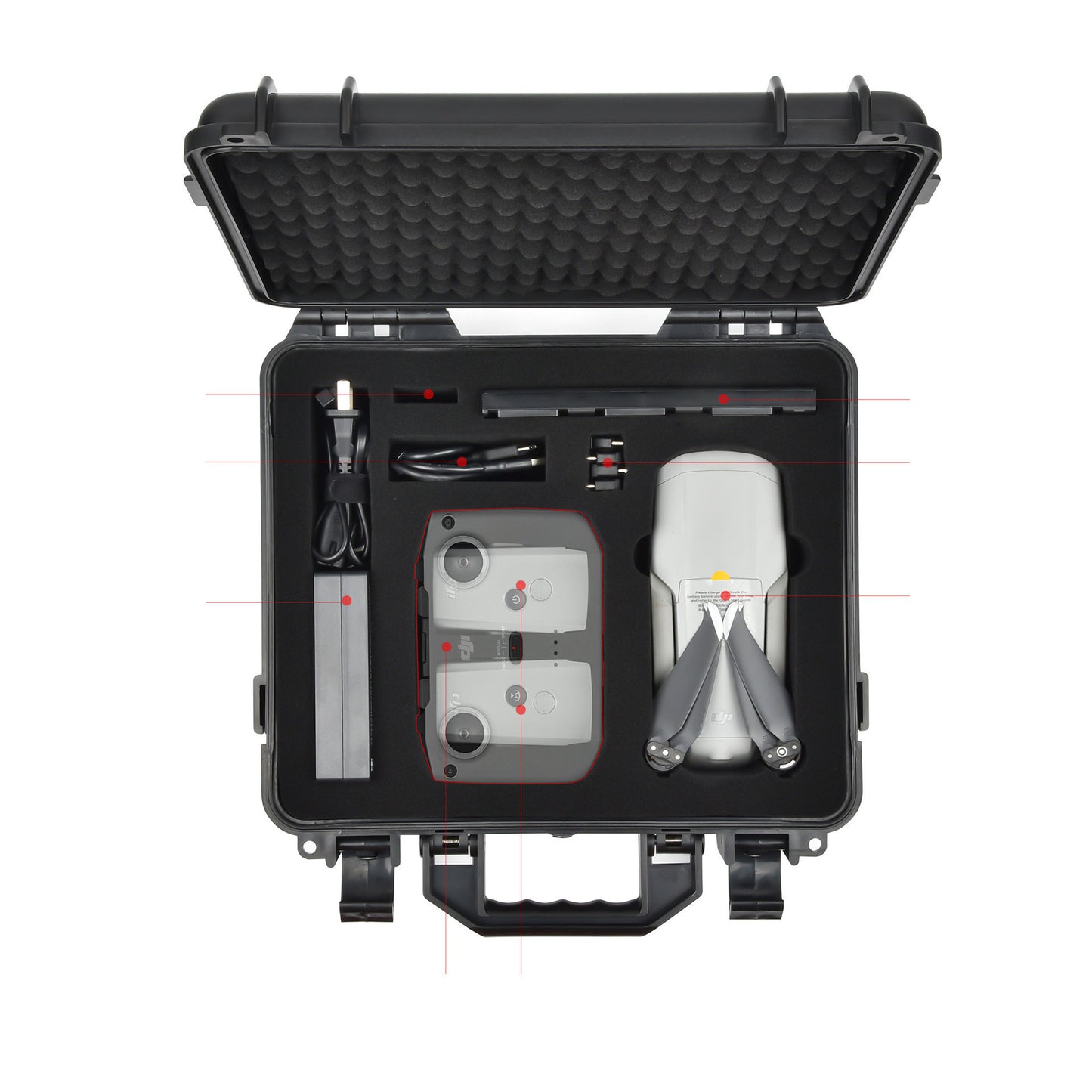 Storage Bag Accessories Set Portable ABS Waterproof Case