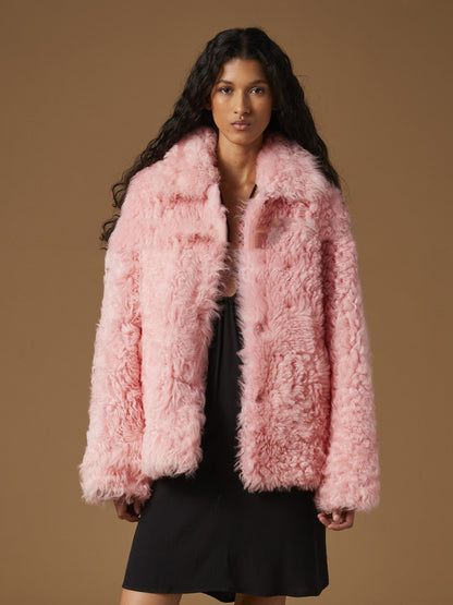 Lamb Wool Coat Women's Clothing
