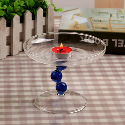 Model Room Soft Dressing Table Glass Jewelry Fruit Plate