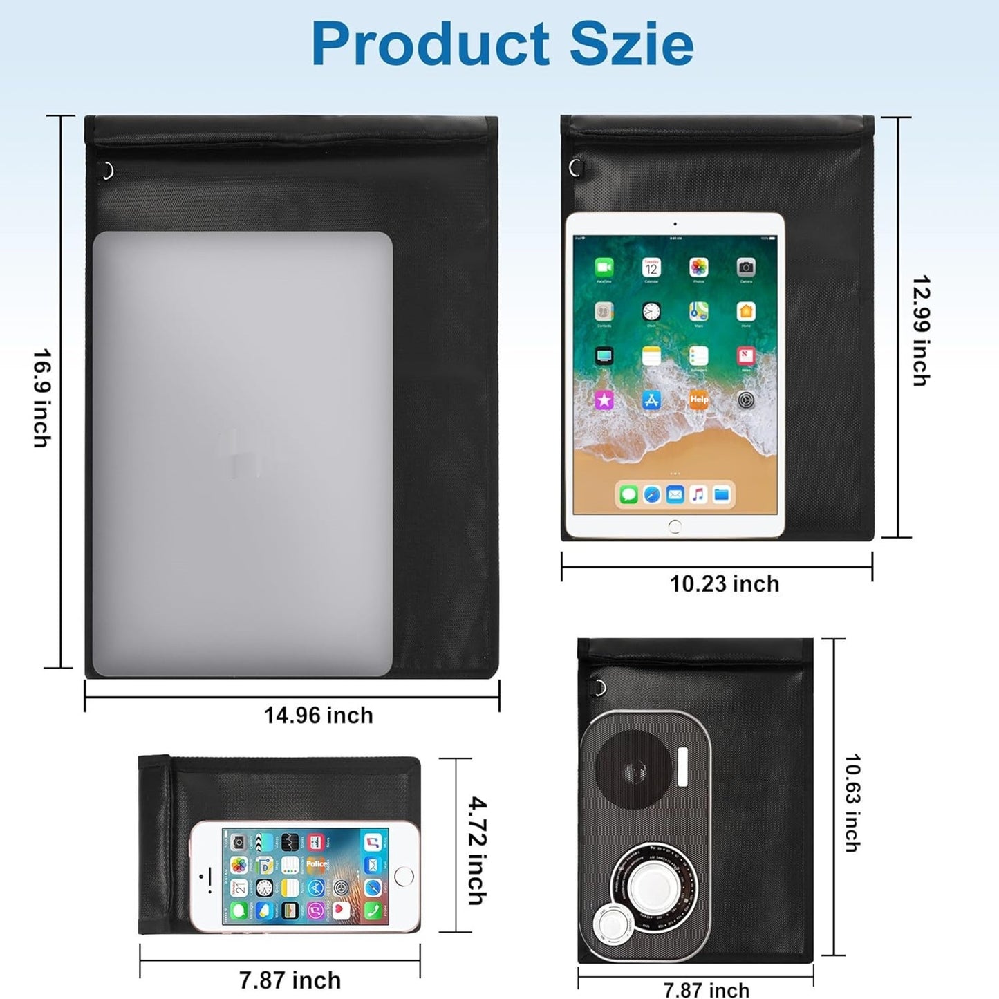 Anti-theft Anti-tracking Waterproof And Fireproof Shielding Sleeve