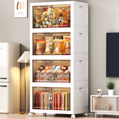 Storage Box Household Installation-free Storage Cabinet Foldable Plastic Locker