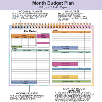 Budget Tally Book Daily Record Income And Expenditure Family Notebook