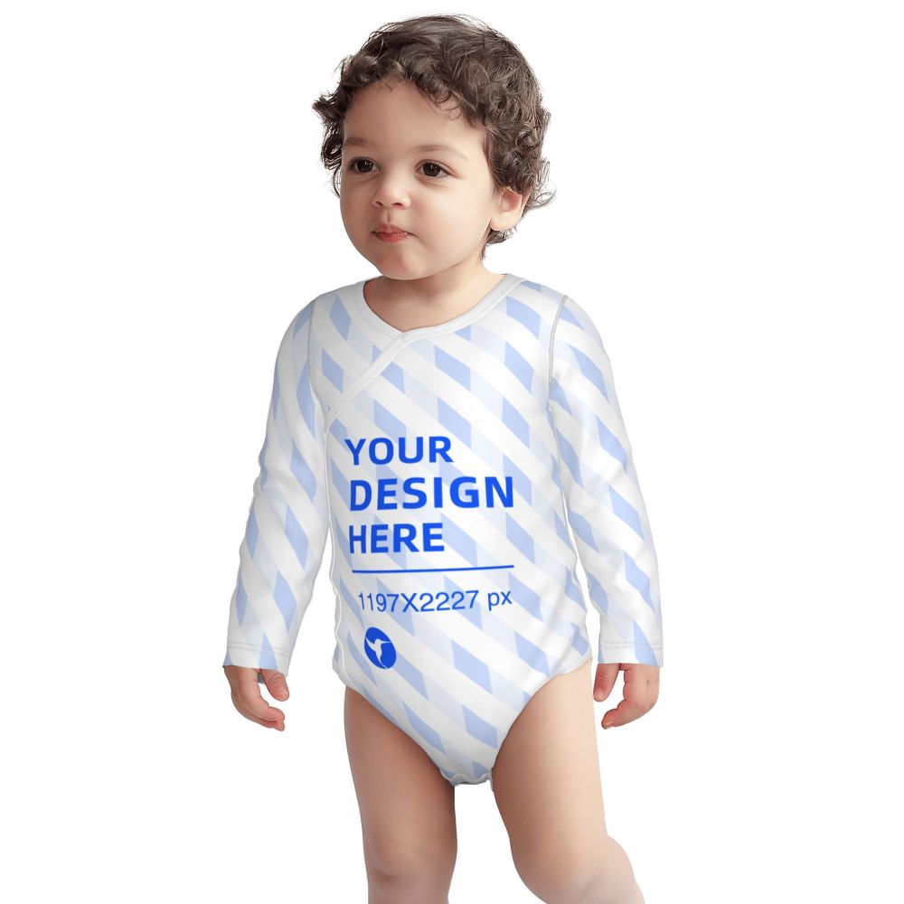 Create Your Own Soft And Skin-friendly Baby Cotton Long-sleeved Romper