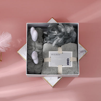 Deer Antler Three Piece Towel Gift Box Set