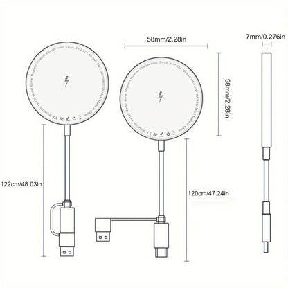 Magsafe Magnetic Fast Charge 15W Wireless Charger