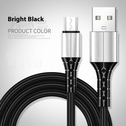Android TYPE-C Super Fast Charge 5A Nylon Braided Mobile Phone Charging Cable