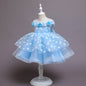 Children's Flower Princess Dress Year-old Girl Polka Dot