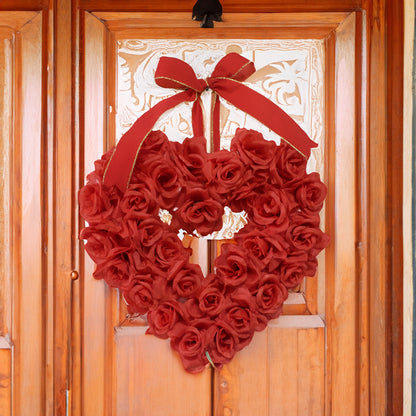 Decorative Ornaments Supplies Wedding Scene Props New Valentine's Day Rose Love Garland