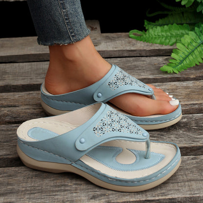 Thong Sandals Summer Flip Flops Women Outdoor Slippers Beach Shoes